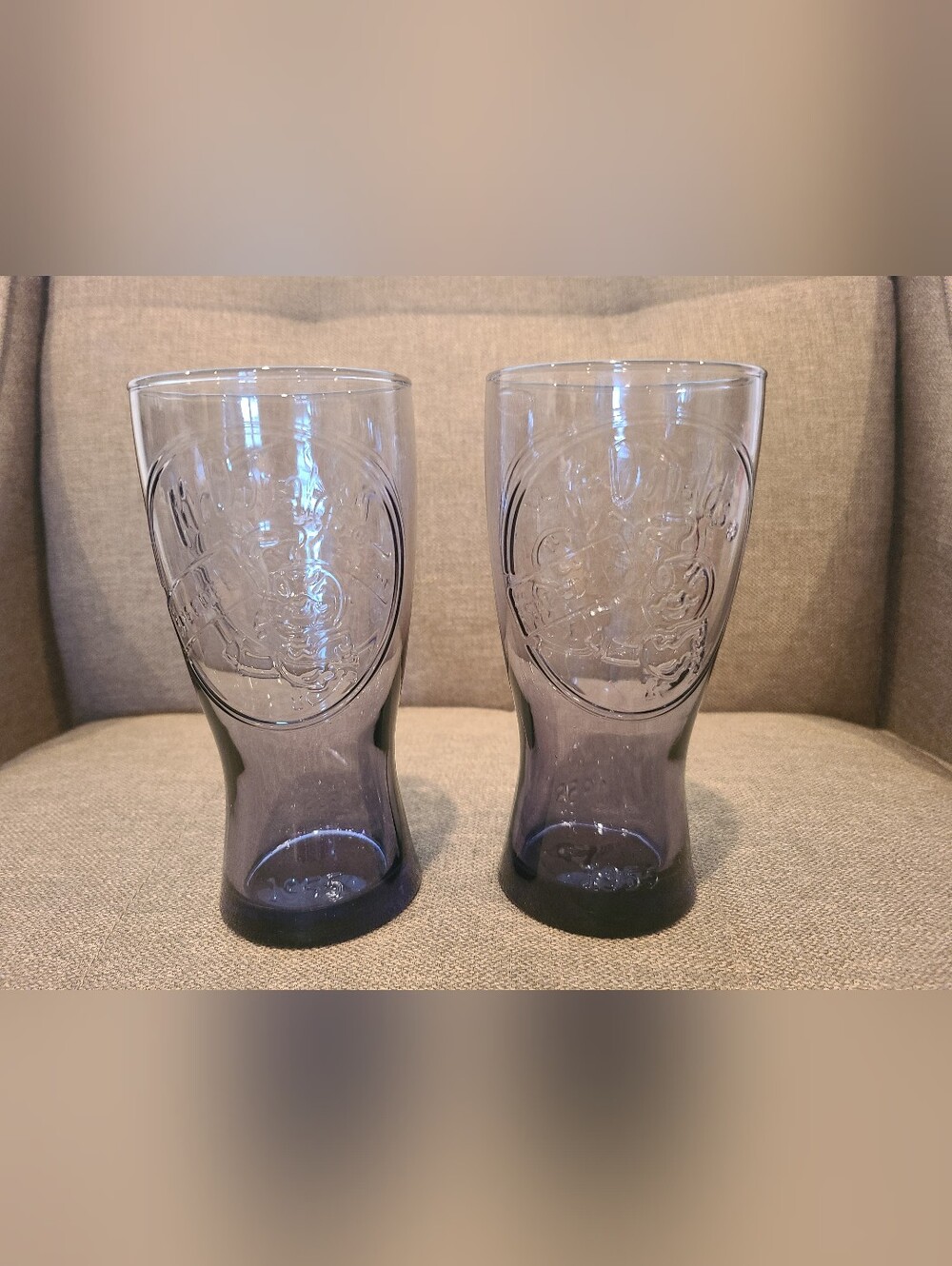 McDonalds Purple 1955 Speedee Collectors Glasses